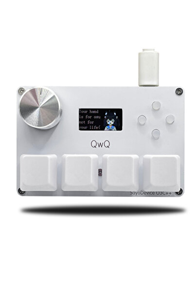 Choice Outemu Pink white 4+4 keys SayoDevice O3C++ OSU Rapid Trigger Magnetic Linear OUTEMU Magnetic Pink S