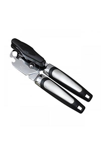 Choice فتاحة علب يدوية سوداء شديدة التحمل من الفولاذ المقاوم للصدأ A-0 بمقبض ...