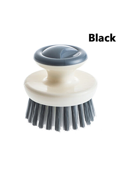 Choice1 فرشاة غسيل أطباق منزلية سوداء اللون، فرشاة تنظيف حوض المطبخ بشعيرات ص...