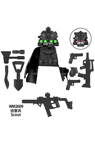 Choice12 مجموعة ألعاب متعددة WM6168 M جنود عسكريون مدججون بالسلاح وملحقات أسل...