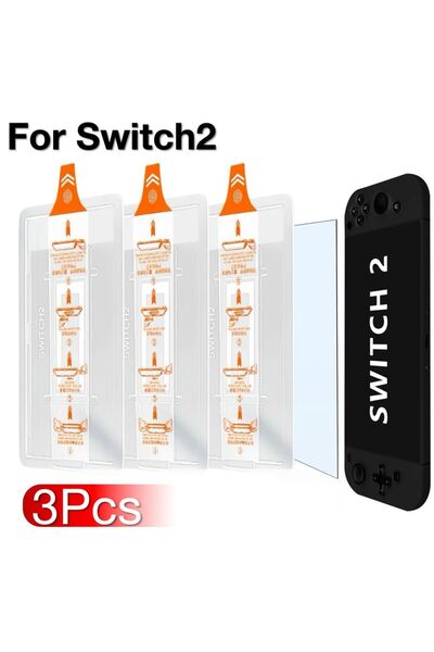 Choice For Switch2 3Pcs Auto-Alignment OneTouch For Switch2 Switch 2 7.9inch ...
