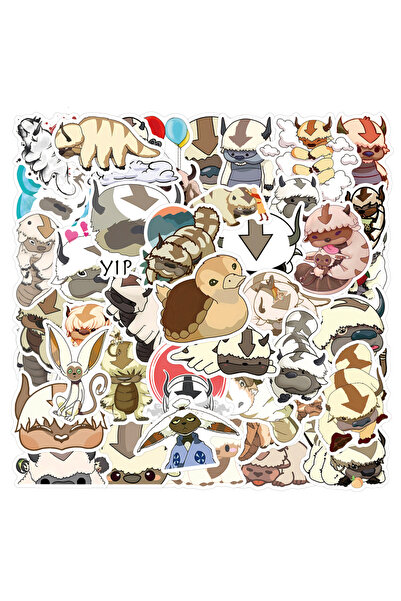 Choice Multicolor 55Pcs Avatar the Last Airbender Appa Momo Stickers DIY Scra...