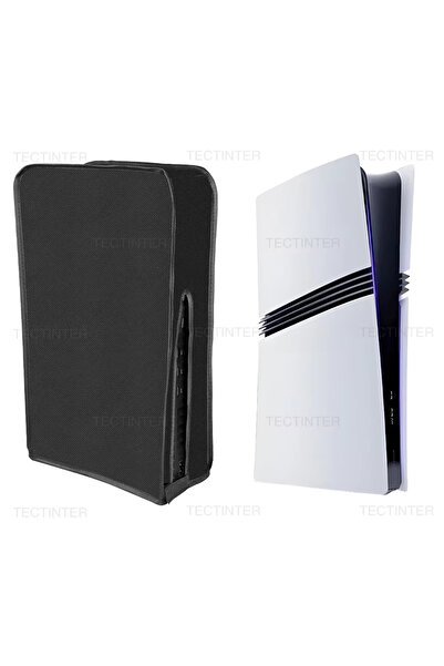 Choice غطاء حماية أسود شفاف لجهاز PS5 Pro، مقاوم للخدوش والغبار.