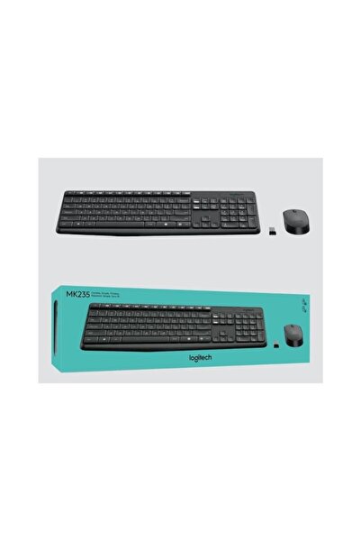 logitech مجموعة لوحة المفاتيح والماوس اللاسلكية MK235