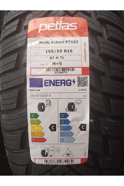 Petlas 195/55 R16 TL 87H MULTI ACTION PT565 DÖRT MEVSİM 2025 ÜRETİM
