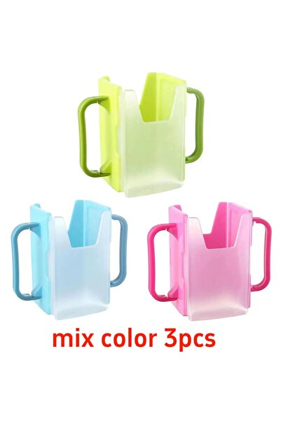 Choice mix color 3pcs 1/2/3pcs Infant Anti-Spill Cup Holder Bottle Cup Milk H...