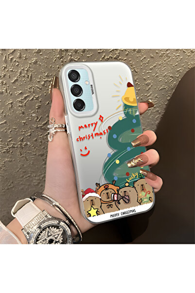 Hontinga حافظة متوافقة مع هاتف سامسونج جالاكسي M15، حافظة هاتف صلبة مضادة للسقوط