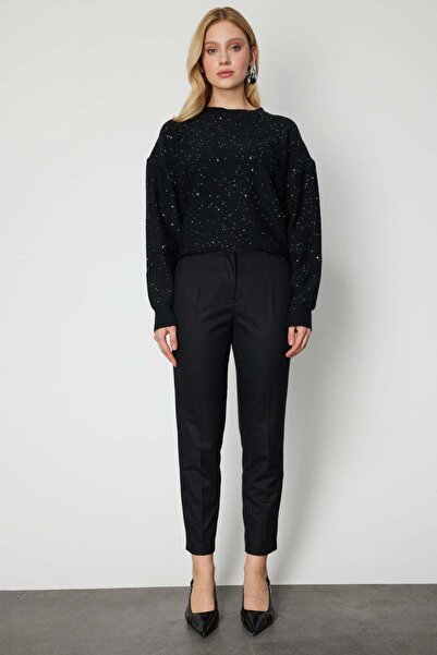 Mi Pret a Porter Mi Beli V Kemer Düz Paça Pantolon