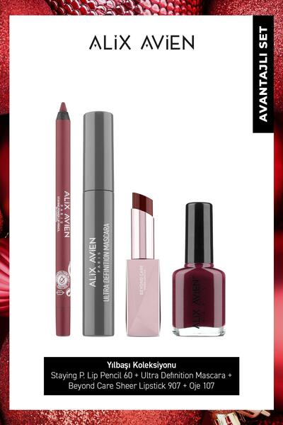 Alix Avien Uzun Süre Kalıcı Etkili Hacim Veren Dolgunlaştırıcı Parlak Makyaj ...