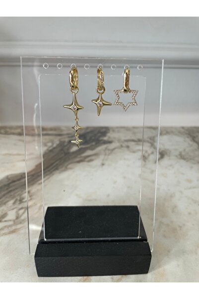 XUPING JEWELRY VİP 14k Üçlü Parıltı Küpe
