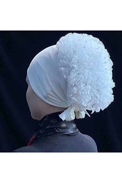 LA BOUTIQUE غطاء رأس مكشكش ومخيط