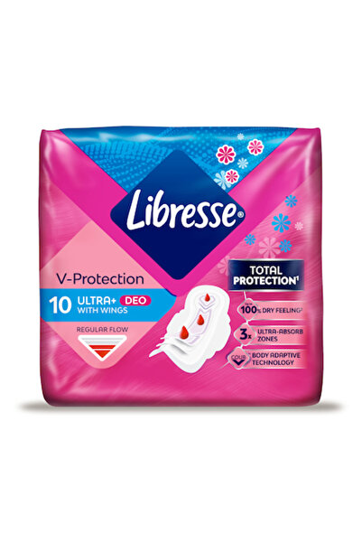 Libresse Absorbante igienice Deodorant Ultra Normal Fresh, 10 bucăți