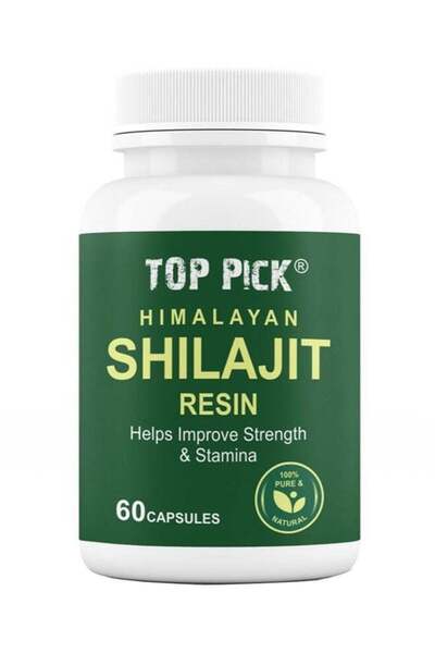 Top Pick راتنج شيلاجيت الهيمالايا، 60 كبسولة