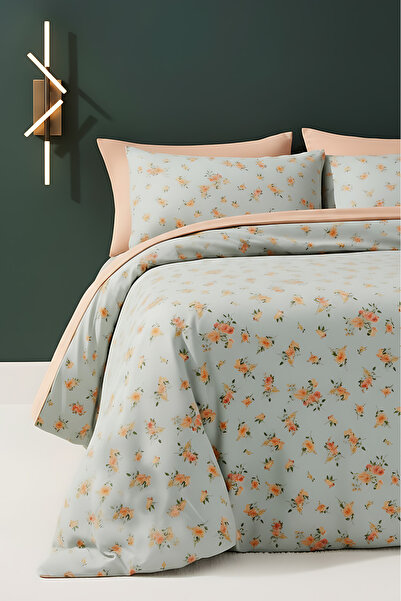 Rivaİstanbul Set de lenjerie de pat dublu Aura din bumbac