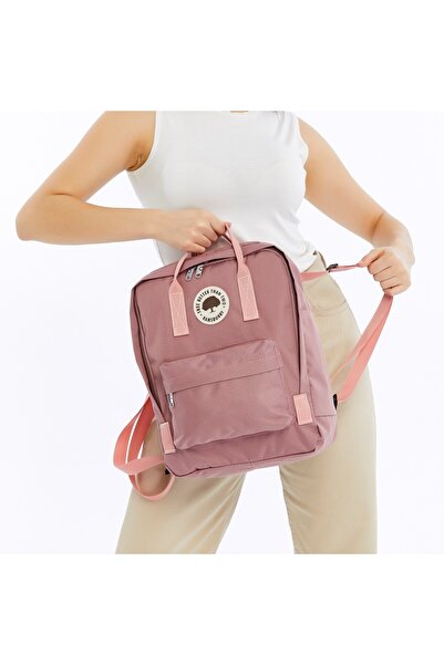 Ramsburry Unisex Cream Color School Bag Compatible 14 Inch Laptop Bag, Black ...