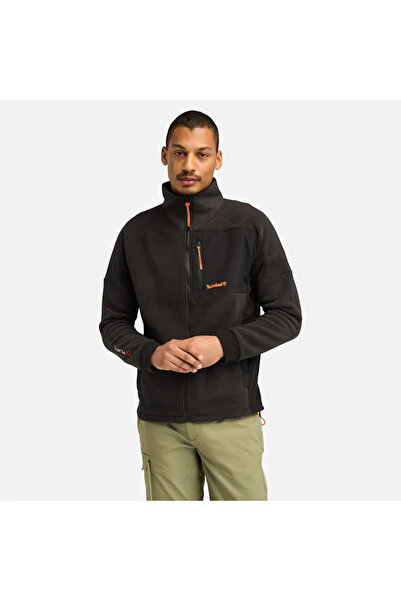 Timberland Mix Media Full Zip Fleece-Polartec 2000 Siyah Erkek Mont