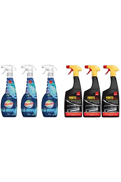 Sano Set variat, 3 balsam de rufe 750 ml spray Blue Blossom + 3 detergent spu...
