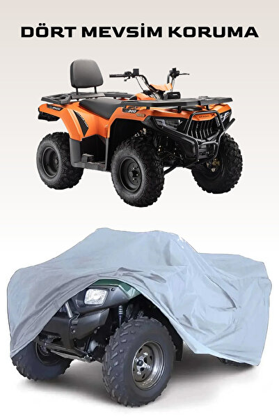 Breen غطاء دراجة رباعية رمادي اللون من نوع Apachi T.ulpar 300، مقاوم للماء وم...