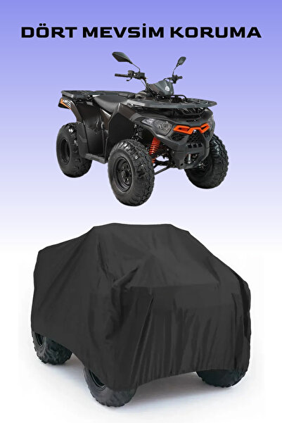 Breen غطاء بلاستيكي أسود من ماركة Kuba Vip Track ATV، حماية للفصول الأربعة، غ...