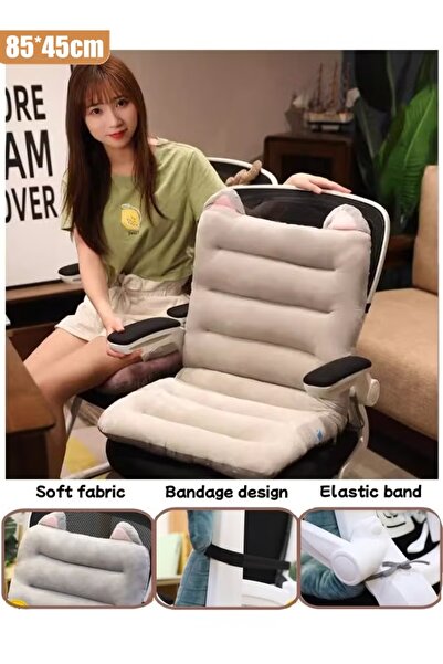 Generic Office Chair Sofa Car Seat Cushion Plush PP Cotton Seat Cushion Non S...
