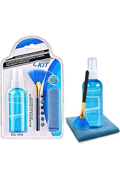 Sounce منظف شاشات LCD ثلاثي الوظائف مع بخاخ وقطعة قماش وفرشاة