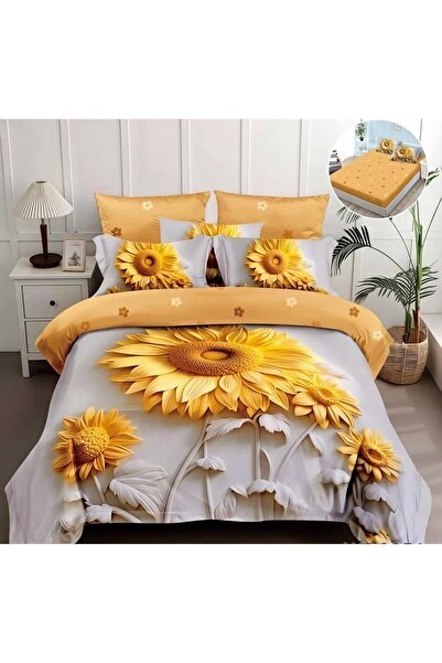 ANY SHOP MARKET Double bed linen, FINET, 5D and fitted sheet 180X200cm