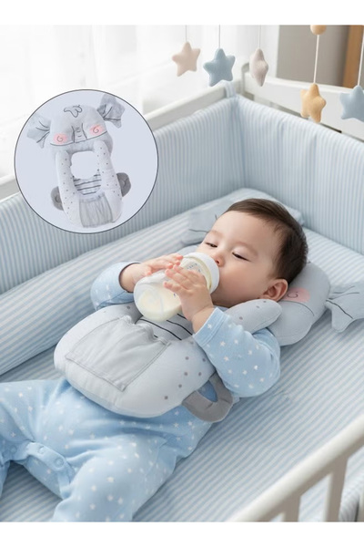 Generic Baby feeding pillow, baby support bottle holder, anti-spit-up pillow, baby anti-flat head pillow