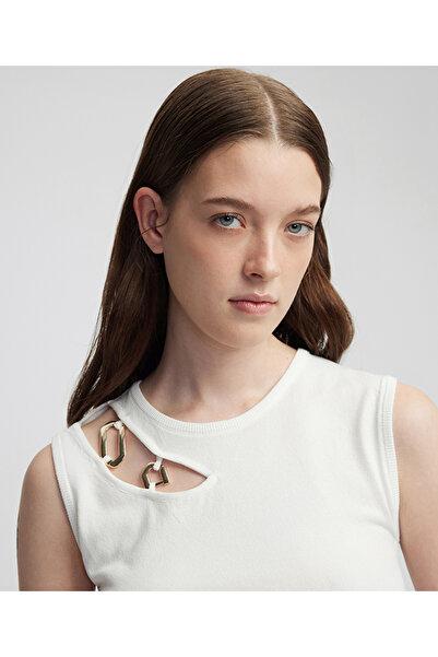 İpekyol Cutout metal aksesuarlı triko