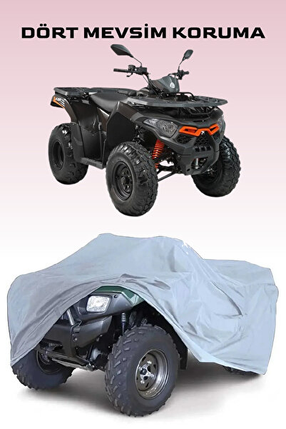 Breen غطاء قماشي رمادي اللون من ماركة Kuba VIP Track ATV، مقاوم للماء ومضاد ل...