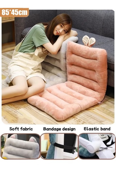Generic Office Chair Sofa Car Seat Cushion Plush PP Cotton Seat Cushion Non Slip Cushion with Back Support