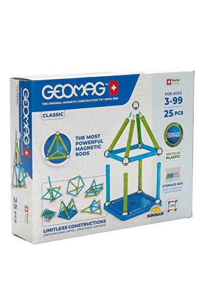Sunman عصي الذكاء المغناطيسية الكلاسيكية من جيوماج، 25 قطعة