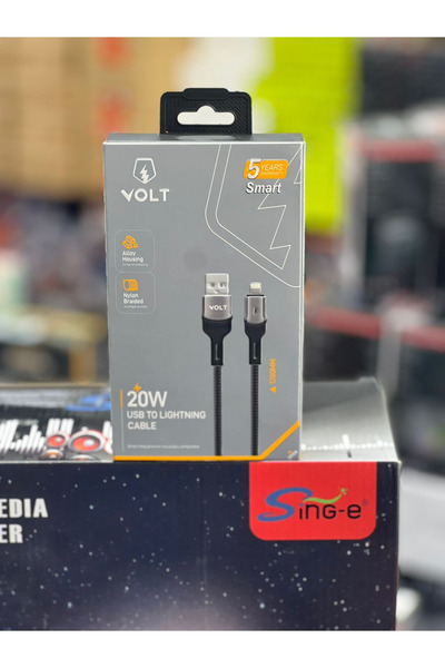 Volt كابل شحن USB إلى Lightning بقدرة 20 واط – شحن سريع