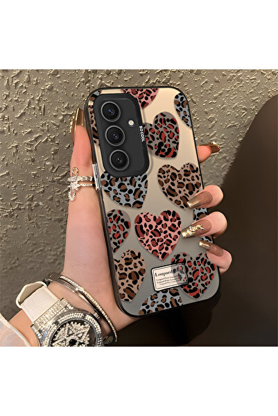 Hontinga حافظة متوافقة مع هاتف سامسونج جالاكسي S24 بلس، حافظة هاتف بنمط قلب ع...