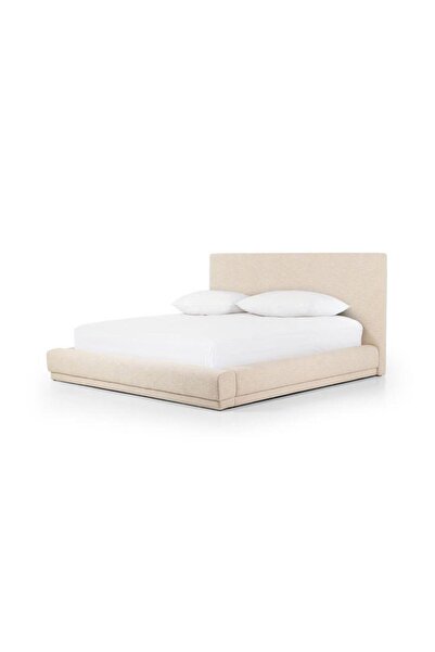 Abdo1996 Glitter One Linen Beige Bed
