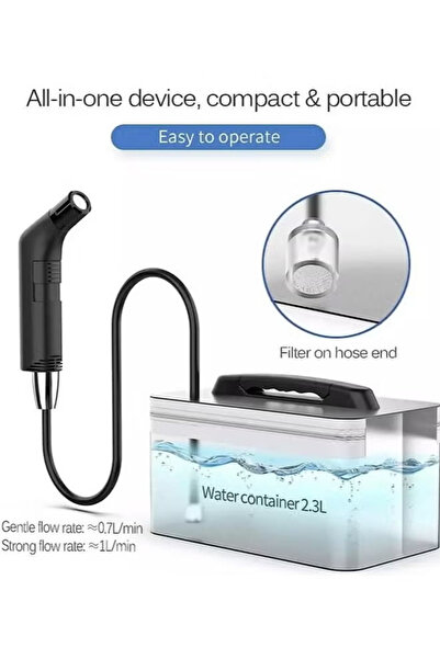 Cady One Rechargeable portable bidet and shower with a large 2.3-liter water tank