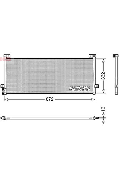 DENSO Condensator Climatizare Volvo Fh 2
