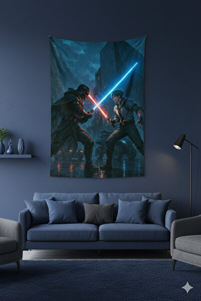 LUNA DİZAYN Light Path Themed Wall Covering Home Decoration Wall Tapestry Tap...