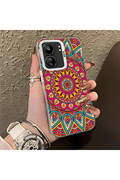 Hontinga حافظة متوافقة مع هاتف Xiaomi Redmi 13C، حافظة هاتف جميلة بنمط مضاد ل...