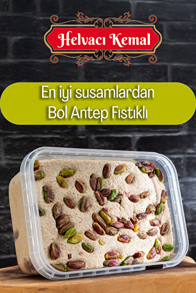 yöresel Bol Antep Fıstıklı Helva 500gr - Bol Antep Fıstıklı, Gerçek Lezzet Ta...