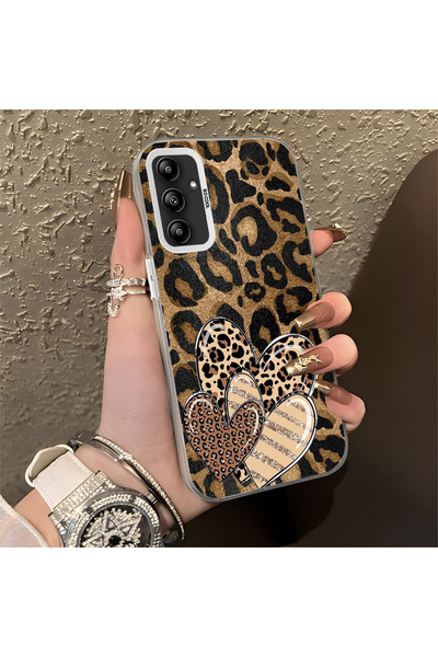 Hontinga حافظة متوافقة مع هاتف سامسونج جالاكسي A14، حافظة هاتف بنمط قلب مضاد ...