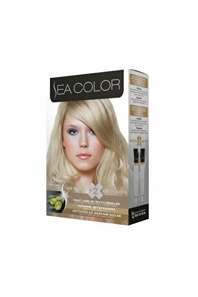 Sea Color 0.1 PLATİN SARISI SAÇ BOYASI