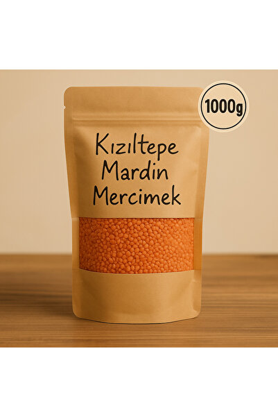 KOVANCI GIDA Kızıltepe Mardin Kırmızı Mercimek 1kg,Yerli,Doğal