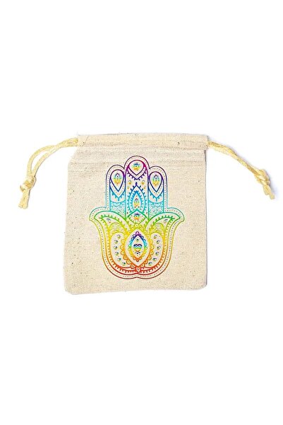 bag Saculet de bumbac Khamsa - 10x11cm