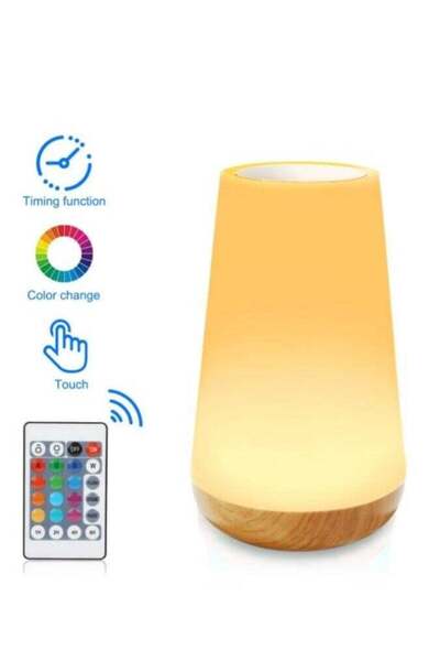 Beauenty مصباح ليلي LED قابل لإعادة الشحن من سكاي تاتش، مصباح جانبي للسرير