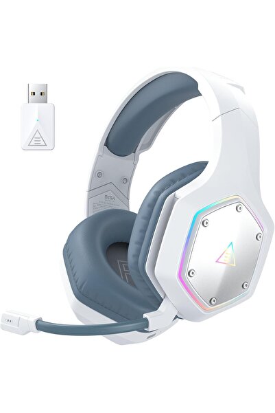 Eksa سماعة ألعاب لاسلكية E1000WT، بتردد 2.4 جيجاهرتز ومنفذ USB، صوت محيطي 7.1