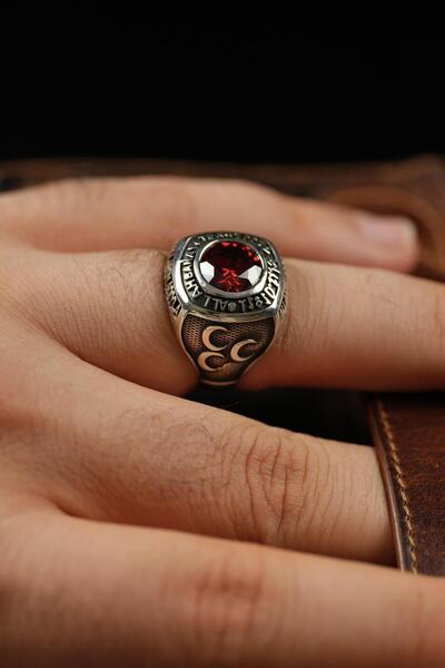 dergah tesbih El İşçiliği Allah Bana Yeter Yazılı Ayyıldız ve Üç Hilal Motifl...