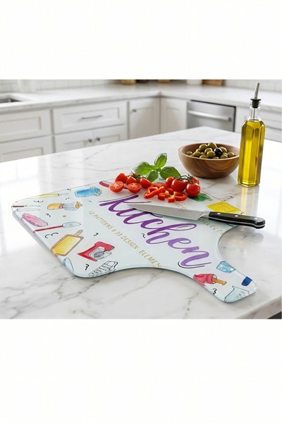 Borambalaj Glass Cutting Board Kitchen