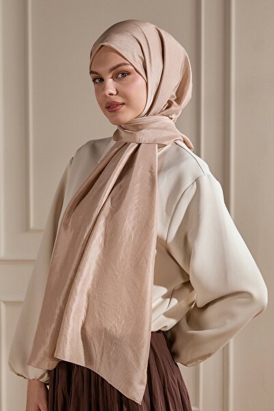SilkTouch Bej Brissa Vual Şal