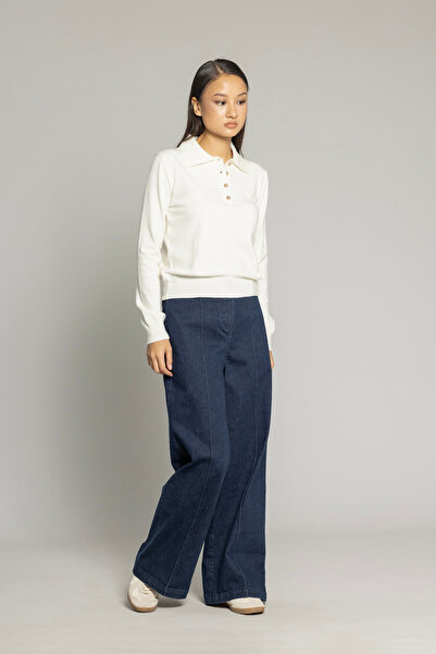 Nisan سترة تريكو بياقة بولو