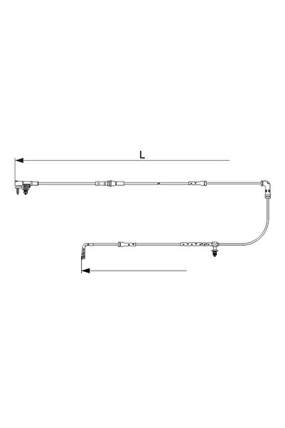 Bosch Senzor De Avertizare,Uzura Placute De Frana 1987473628 Land Rover Range...